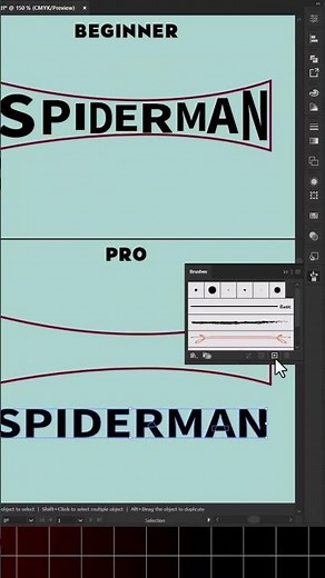 Adobe illustrator Beginner vs pro tutorial 2025 - Tips #27