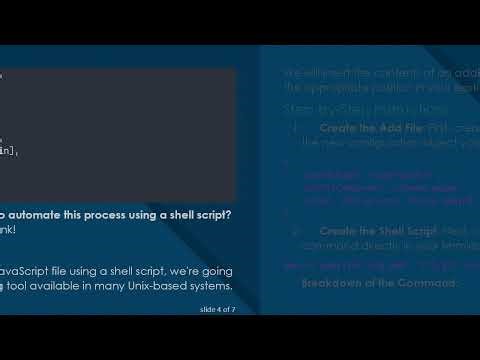 How to Edit a JS File with a Shell Script