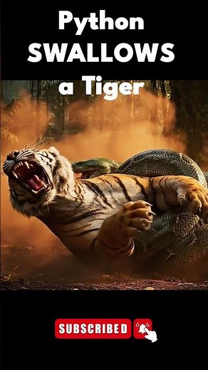 PYTHON SWALLOWS TIGER — The Wildest Battle Ever Caught on Camera!