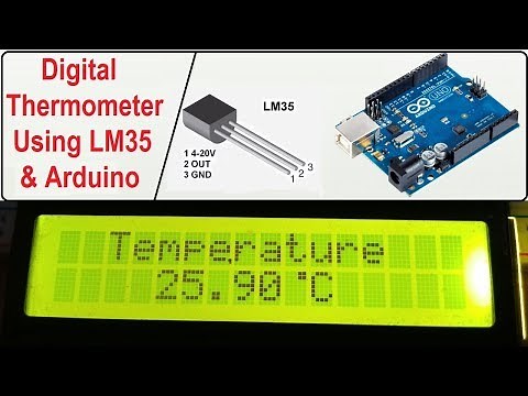Digital Thermometer using LM35 Temperature Sensor and Arduino