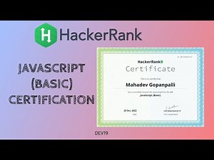 JavaScript (Basic) Certification II | Hackerrank Certifications #HackerankSolutions #javascript