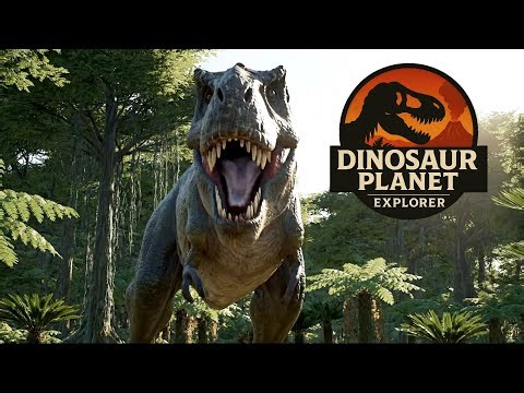 T. rex Stalks the Diplodocus Herd — Jurassic Migration at Dusk