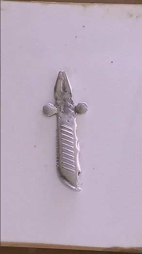 Casting is the process of pouring molten metal into a mold toform a shape #art #forgedfromiron #diy