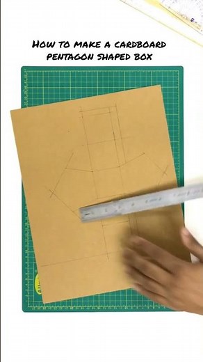 How to make a 3D PENTAGON using Cardboard | How to construct 3D CARDBOARD SHAPES | Step by Step