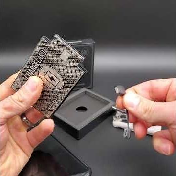 Unboxing the ChargeCard: AquaVault's ultra slim & powerful credit card sized phone charger.