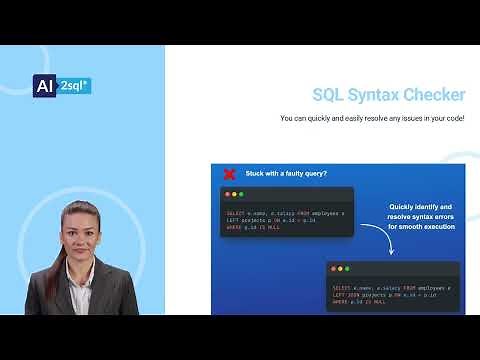 SQL Syntax Checker: Verify Your SQL Queries Instantly