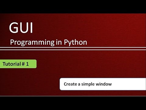 How to create a simple window in Python: Python GUI Programming Using Tkinter # Tutorial-1
