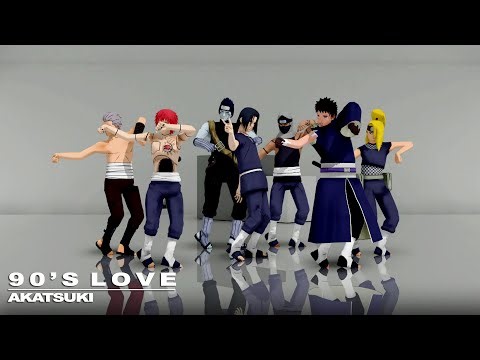 [MMD Naruto/Akatsuki] 90'S LOVE - NCT U