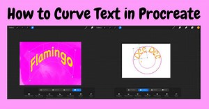 How to Curve Text in Procreate (6 EASY Methods!)   FREE Curved Lettering Grid 🎨✨ - Artsydee - Drawing, Painting, Craft & Creativity