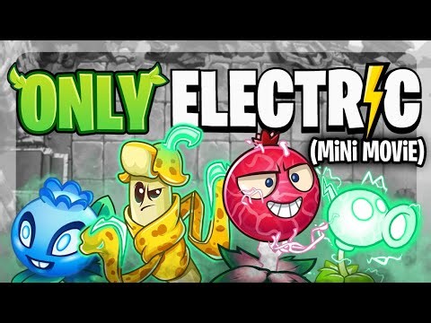 Can You Beat Plants vs Zombies 2 With Only Electric Plants? (The MINI MOVIE)