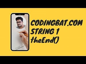 13 Codingbat | String 1 | theEnd | Java coding practice | UiBrains | by Naveen Saggam