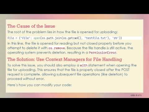How to Safely Upload Files in Python Using Requests