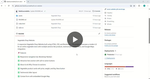 E-Commerce Website Project | HTML • CSS • JavaScript Excited to share my E-commerce Website project, built using HTML, CSS, and JavaScript 💻🛒 This project focuses on frontend design… | Sake Kusumalatha