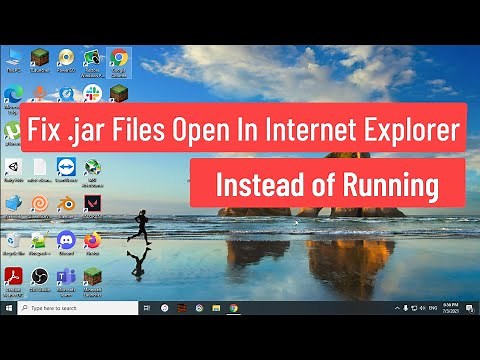 Fix .jar Files Open in Internet Explorer Instead of Running