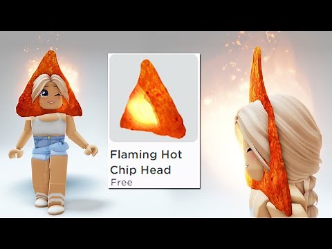Get the FREE FLAMING HOT CHIP HEAD *SPECIAL EFFECTS* 😍 Amazon Prime Gaming ROBLOX