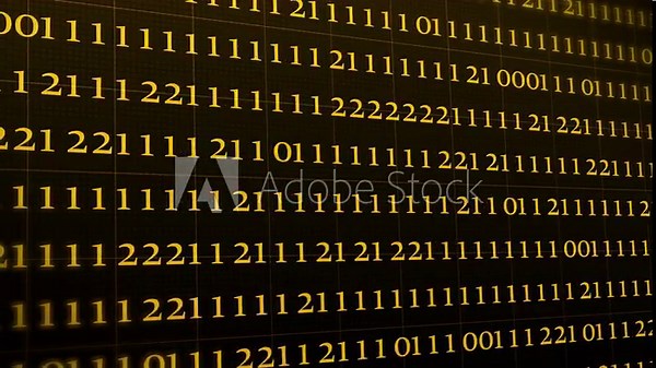 Understanding Binary Code Through a Close-Up Exploration of Data Patterns and Computer Language at Night