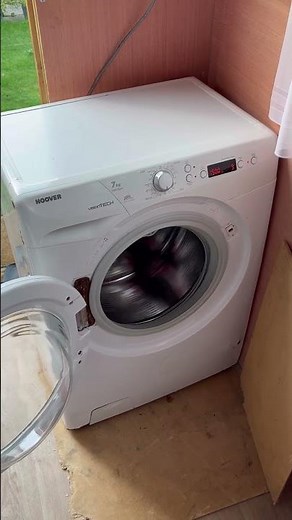 Hoover VisionTech VTS715D21X washing machine || Jumping Hoover with door open!