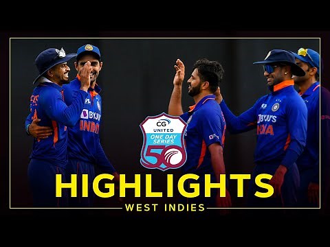 Highlights | West Indies v India | India Win By 3 Runs In Dramatic Finish | 1st CG United ODI