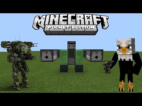 🦅 Minecraft Robot Tutorial - Bedrock