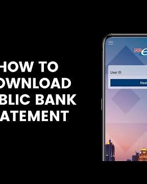 How to Download the Public Bank Statement Using the PBe Online Banking Website