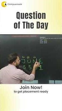 99% Students Fail This Question 😳 Can You Solve It? | Question of the Day asked in TCS NQT , Infosys