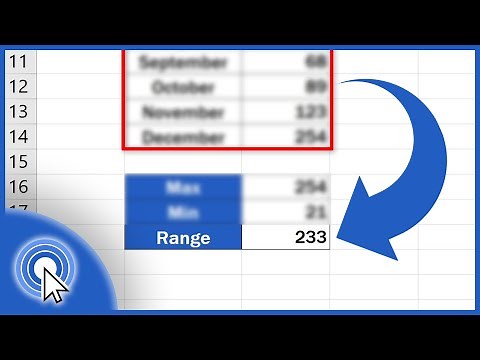 How to Calculate the Range in Excel (in 3 easy steps)