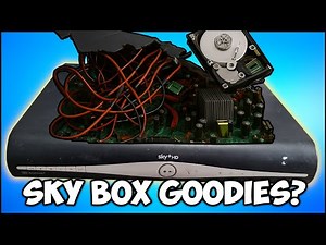 What can we remove and reuse from an old Sky+ HD box?