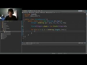 How to Reverse an Array with a Stack - Java Programming Tutorial