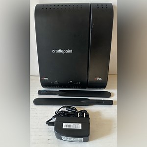Cradlepoint MBR1400 MC200LE 4G WiFi Data Networking Wireless Router w/Antennas