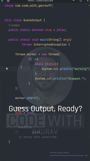 Volatile Trap Output Challenge, Java Volatile Explained with Output