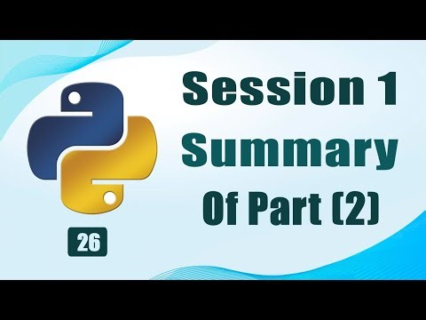 Session 1 | Summary–2 | Python Tutorials for Beginners | Quick Revision in Hindi | Webroj