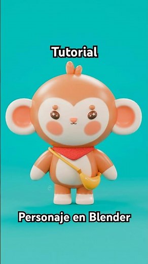 Tutorial personaje en Blender | #3d #tutorial #blender3d #shorts