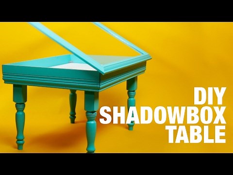 DIY Shadowbox Table