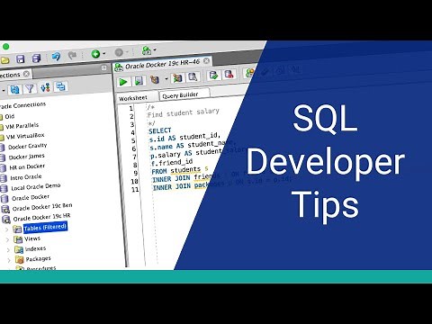 20 Tips for Oracle SQL Developer (To Save You Time)