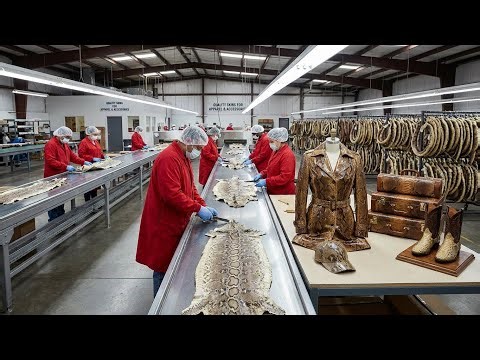 Inside the Exotic Leather Shoe Factory: Python to Premium Footwear