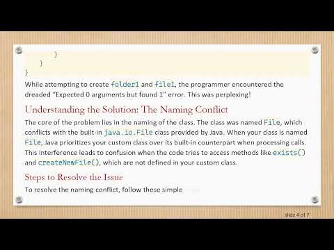 Why is your File related code in Java not working?