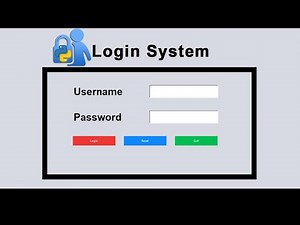 How to Create a Login System Using Multiple Windows in Python | Python Project