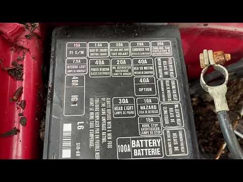 Honda CRV Main Fuse Box Diagram