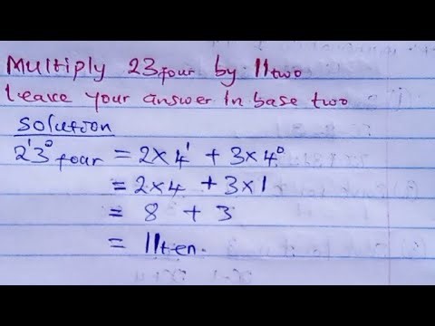 How to Multiply Binary numbers