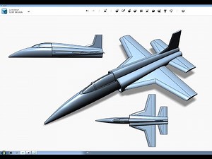 Autodesk 123d Design Fighter Jet tutorial part 1
