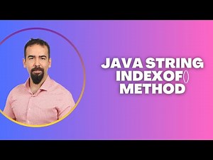 #75 Java String indexOf() Method – Find the Position of a Character or Substring