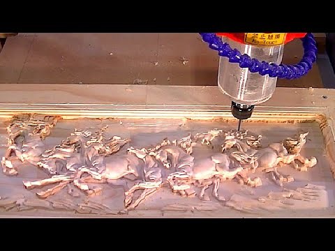 CNC Router's CAN MAKE #$100,000+ per year "This is how" machining 3D deep engraving crazy horses