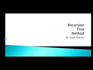 Recursion Tree Method Example 2 | Solving Recurrences | DAA |