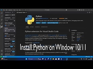 Ep-2: How to Install and Set Up Python in VS Code on Windows 10/11