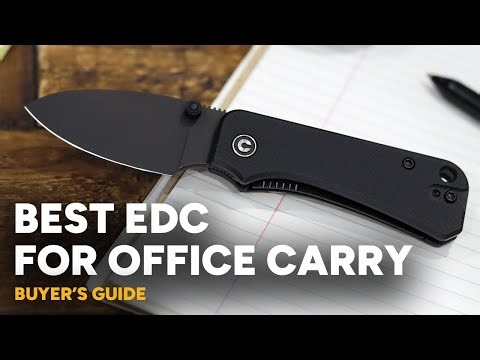 Best EDC Knives for Office Carry 2025 (Slim, Discreet, & Non-Threatening)