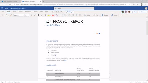 Collaborate on Word documents with real-time co-authoring