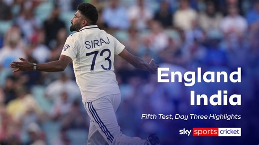 England vs India: Fifth Test, day three highlights
