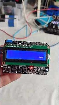 Test LCD Keypad Shield professional learning tools