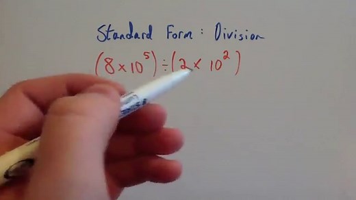 Standard Form: Division Video – Corbettmaths