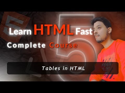 Tables in HTML | HTML for absolute beginners in 2025 | #5